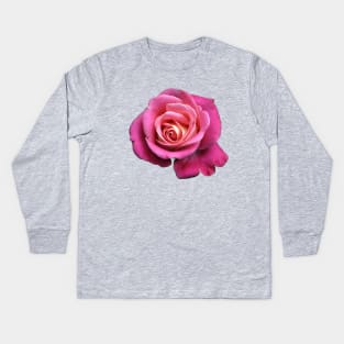 Pink Rose Gift Kids Long Sleeve T-Shirt